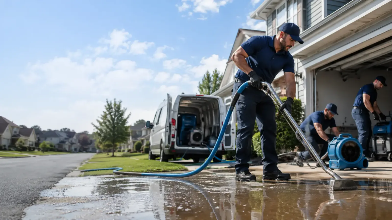 Flood Damage Restoration in State Line, IN